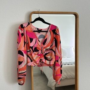 New look multicolor top